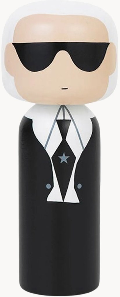 Boneca decorativa em madeira artesanal kokeshi Karl