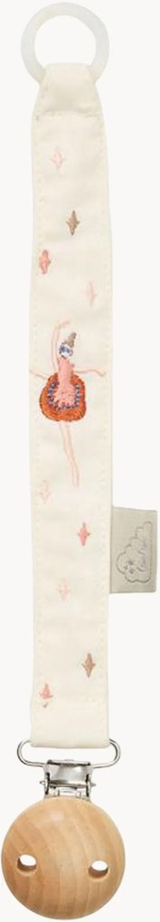 Clip para chupeta em algodão orgânico Carousel