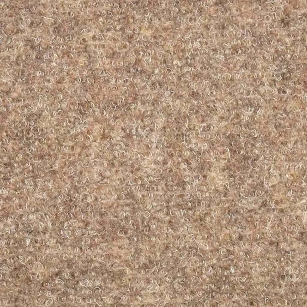 Tapetes de escada autoadesivos 30 pcs 65x21x4 cm creme