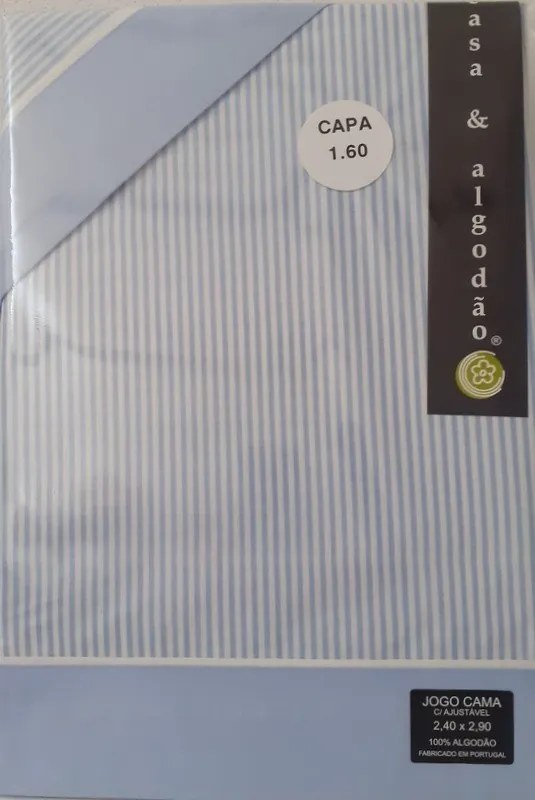 Jogo de lençóis 100% algodão riscas: Rosa cama 140/150cm - 1 lençol superior 240 x 290 cm + 1 lençol inferior 240 x 290 cm + 2 fronha almofada 50x70 cm