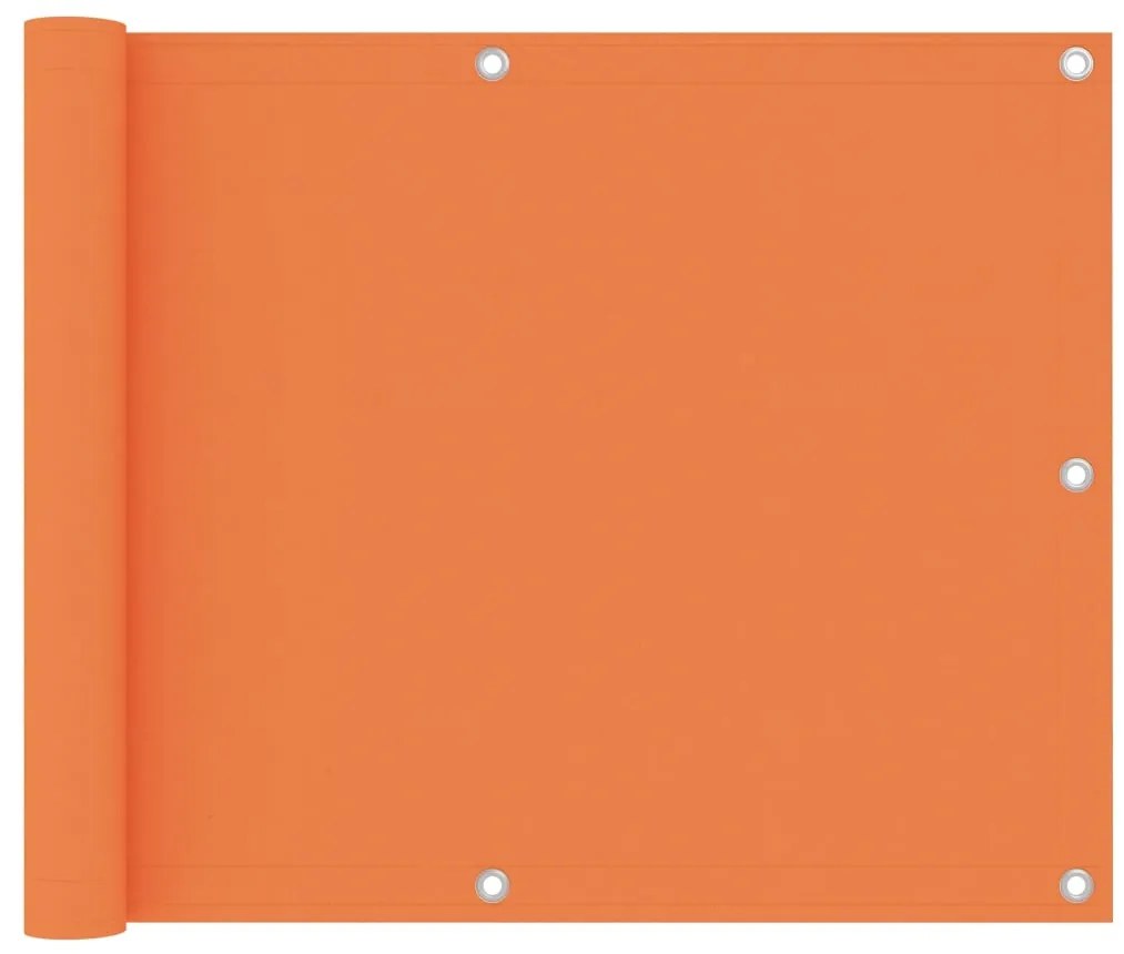 Tela de varanda 75x300 cm tecido Oxford laranja