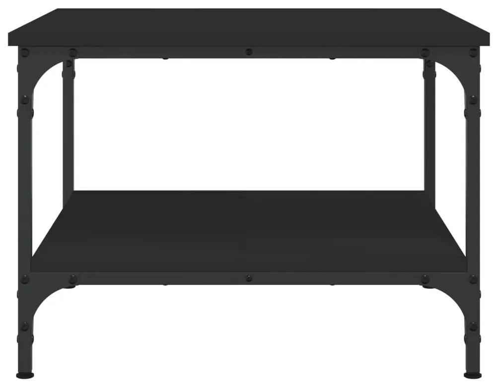 Mesa de centro 55x55x40 cm derivados de madeira preto