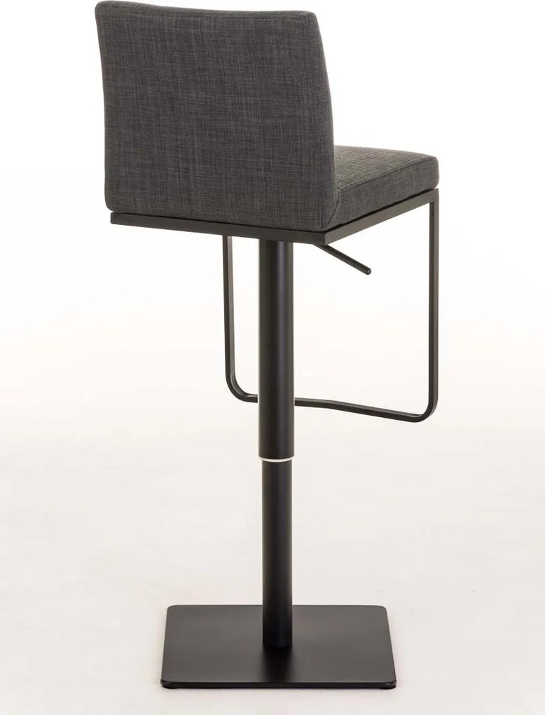 Banco de bar Panama B Tecido cinza escuro