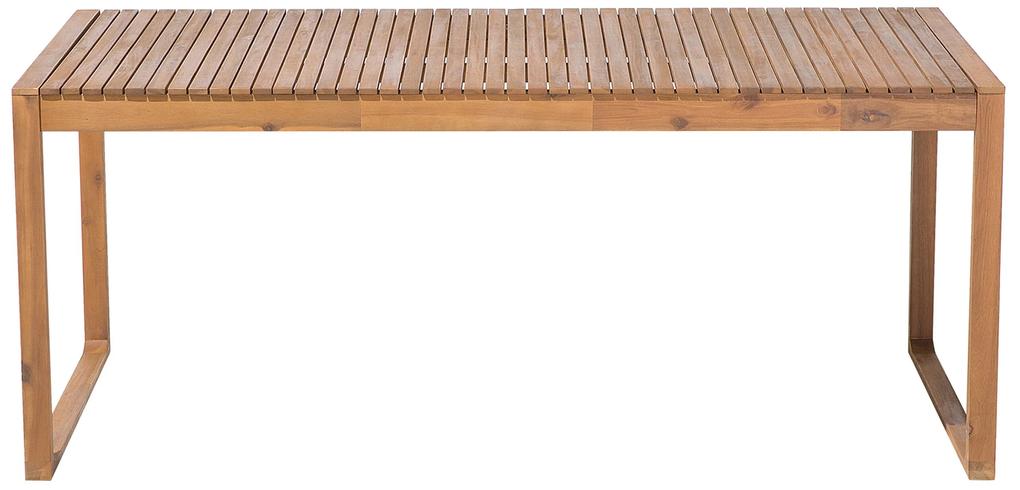 Mesa de jardim em madeira de acácia 180 x 90 cm SASSARI Beliani