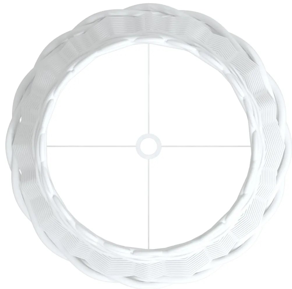 Abajur Ø30x20 cm vime branco
