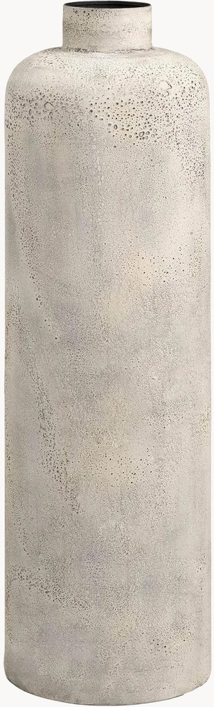 Jarra de chão em metal artesanal Hou, Alt 61 cm