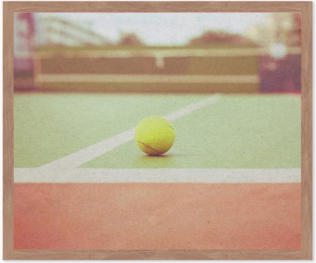 Fotografia emoldurada Ball on Court, vários tamanhos