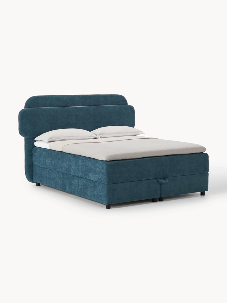 Cama boxspring com espaço de arrumação Enrica