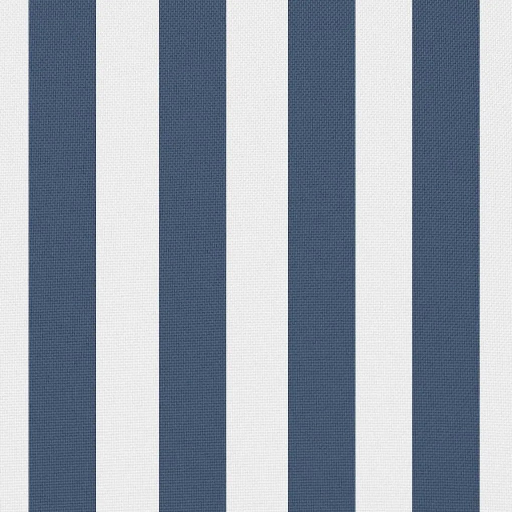 Almofadas para exterior 2 pcs 45x45 cm riscas azul-marinho