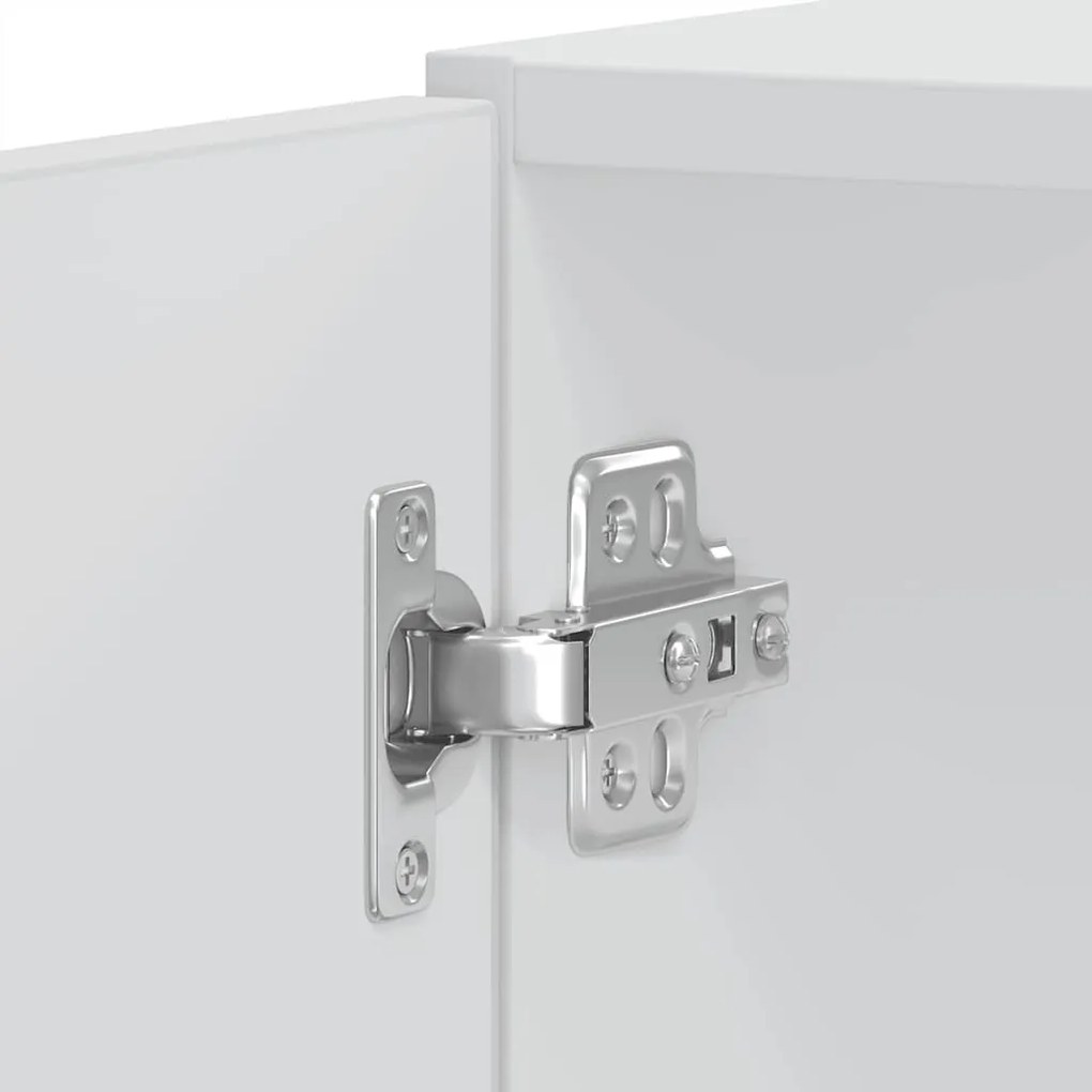 Armários forno 2 pcs Kalmar derivados de madeira branco