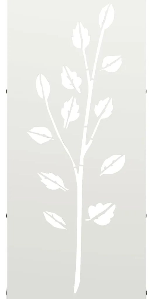 Suporte para lenha 40x30x80 cm aço laminado a frio branco