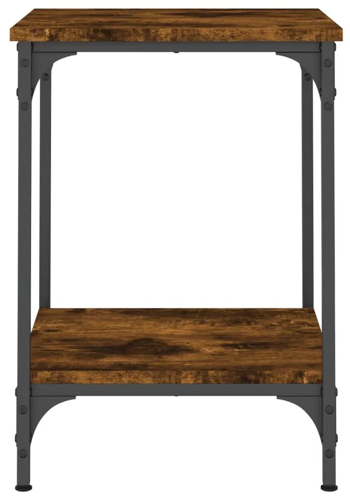Mesa de centro 40x40x55 cm derivados de madeira carvalho fumado