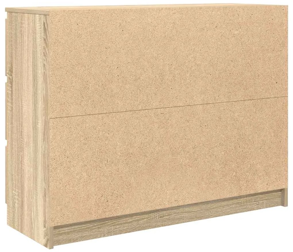Aparador 100x35x76 cm derivados de madeira carvalho sonoma