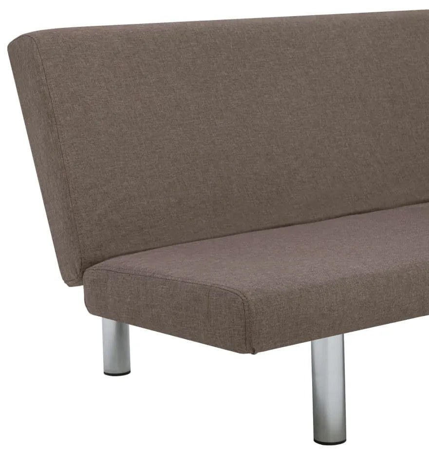 Sofá-Cama Kevin em Tecido - Castanho - Design Moderno