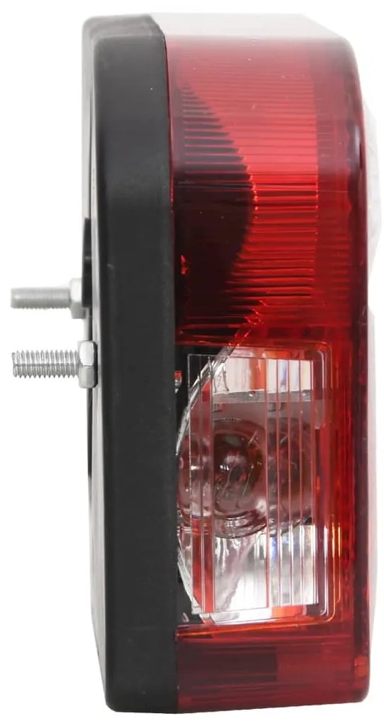 Farolins reboque 2 pcs 23x6x13 cm lâmpada clássica 12V vermelho