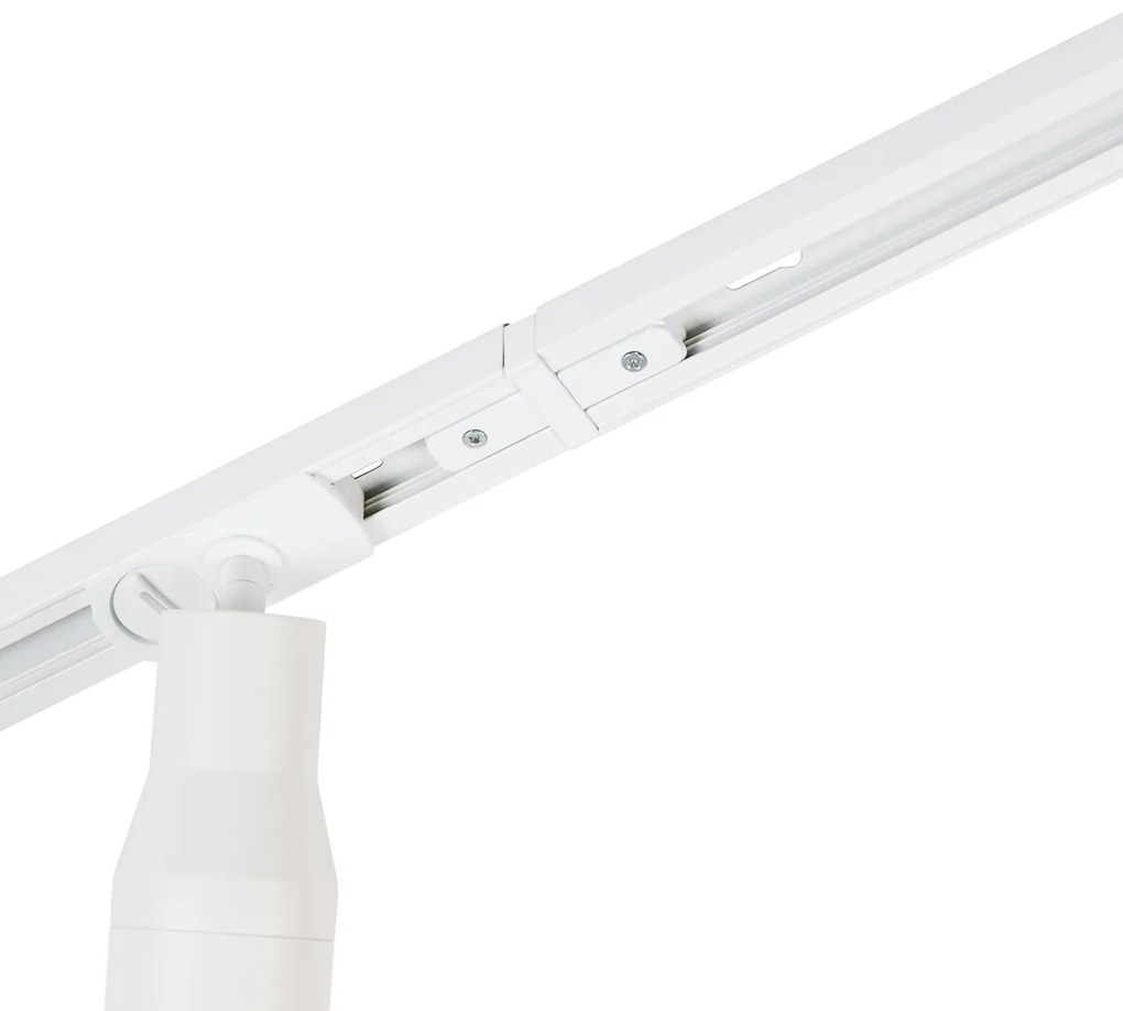 Sistema de iluminação de trilho moderno com 5 focos branco 1-fase - Iconic Kohua Moderno