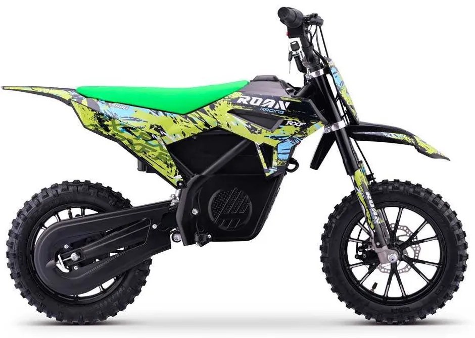 Mini moto elétrica para crianças 550W ROAN RXF (24V-12AH) AGM 10/10 Verde