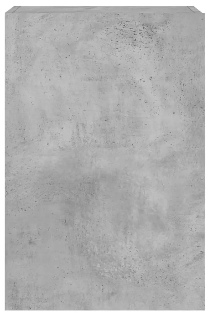 Móvel parede p/ TV 40,5x30x60cm derivados madeira cinza cimento