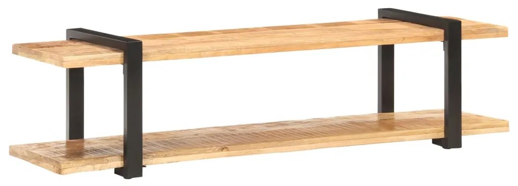 vidaXL Móvel de TV 160x40x40 cm madeira de mangueira áspera maciça