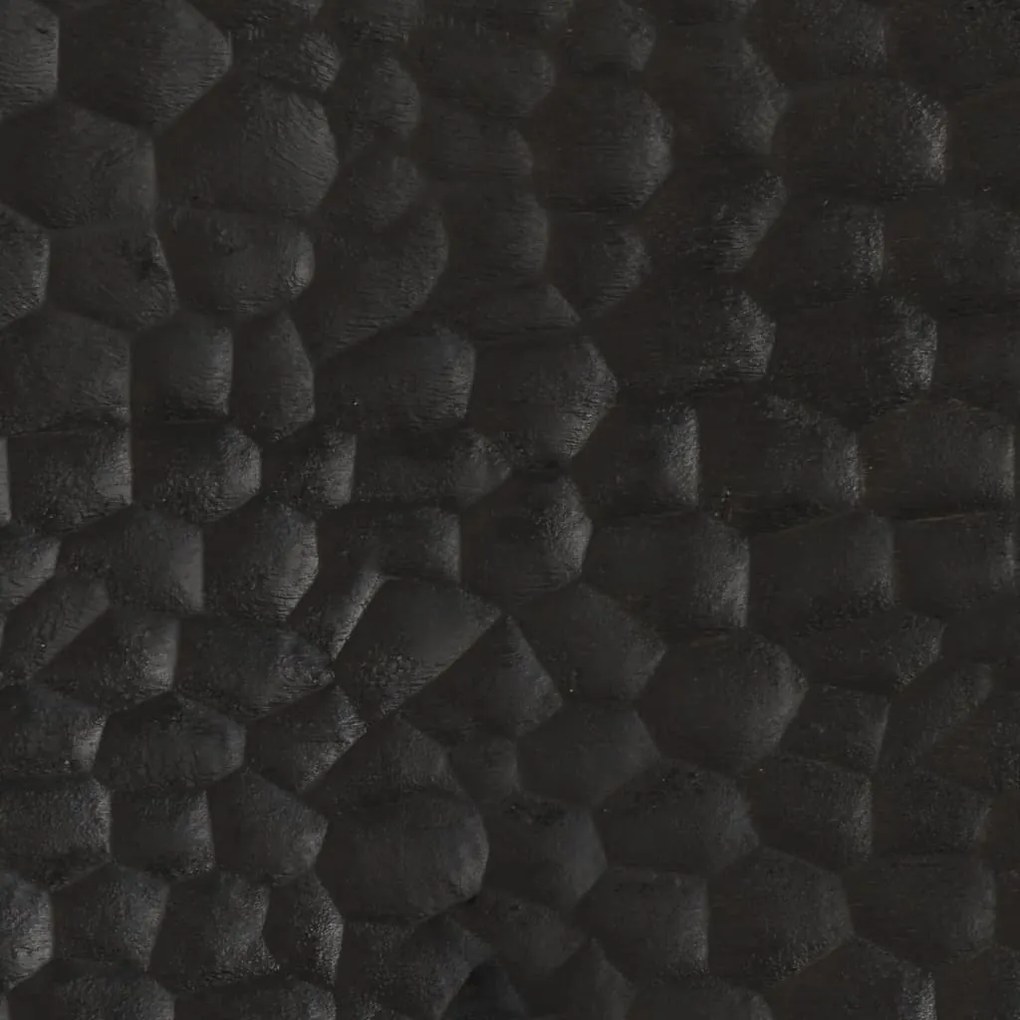 Móvel de TV 80x33x46 cm madeira de mangueira maciça preto