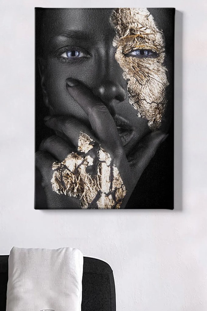 Pintura Decorativa em Tela 319984142 – Multicolor – 50 x 70 cm