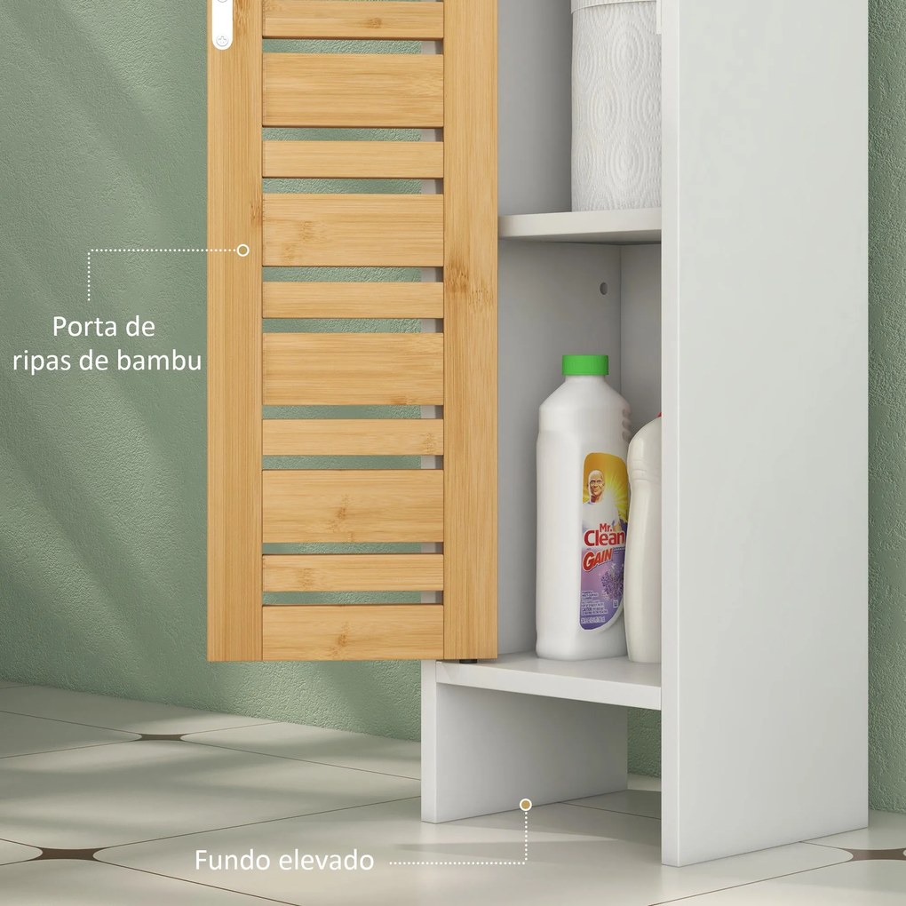 Coluna Casa de Banho Moderna Móvel Auxiliar Casa de Banho com Suporte