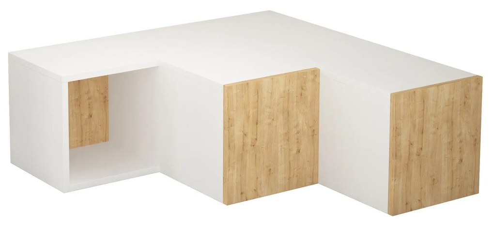 Estante Lima – Branco e Preto – 90 cm x 180 cm x 20 cm