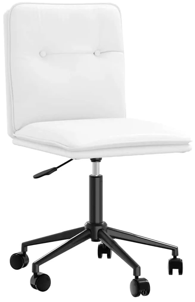 Cadeira de jantar couro artificial branco