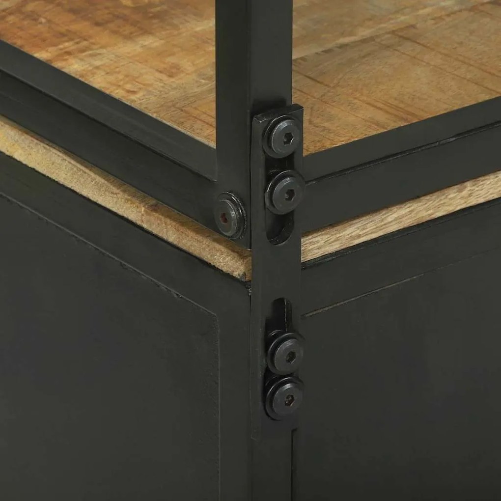 Highboard vidaXL 70x35x180 cm Madeira Sólida Mango Rústica