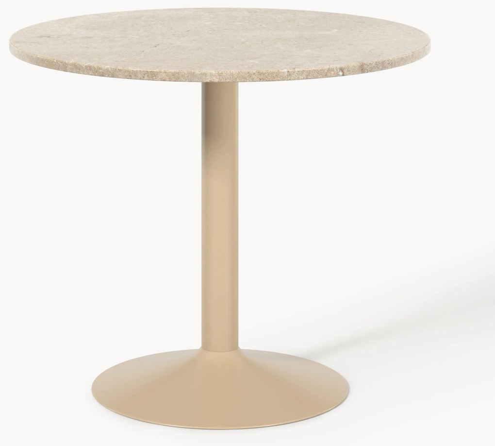Mesa de jantar redonda em mármore Miley, Ø 90 cm
