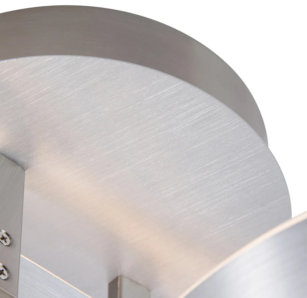 Candeeiro de tecto design aço LED regulável 3 etapas - FRANK Design