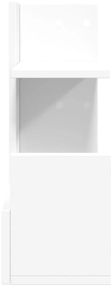 Organizador de secretária 49x20x52,5cm derivados madeira branco