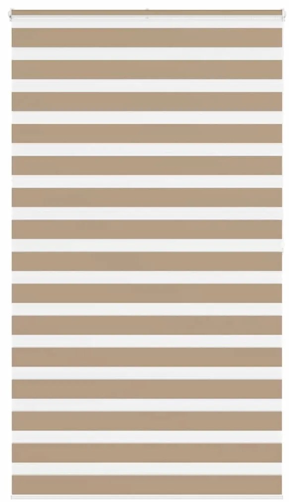vidaXL Cortina de zebra 125x200 cm largura do tecido 120,9cm poliéster