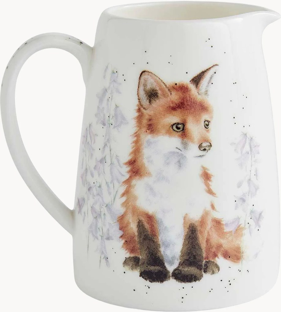 Jarro em porcelana Fine Bone China Posy Fox, 125 ml
