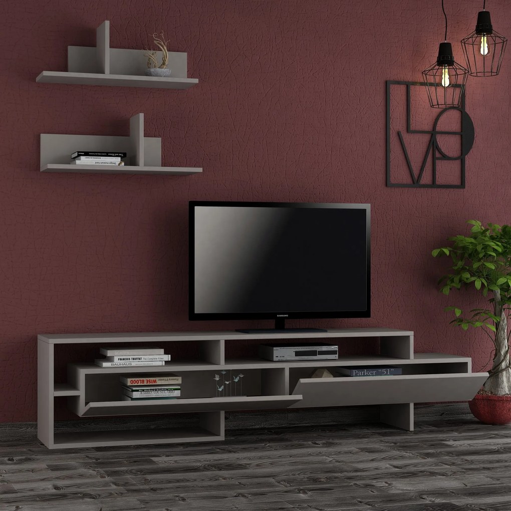 Unidade TV Gara – Mocha Claro – 180 cm x 42 cm x 32 cm