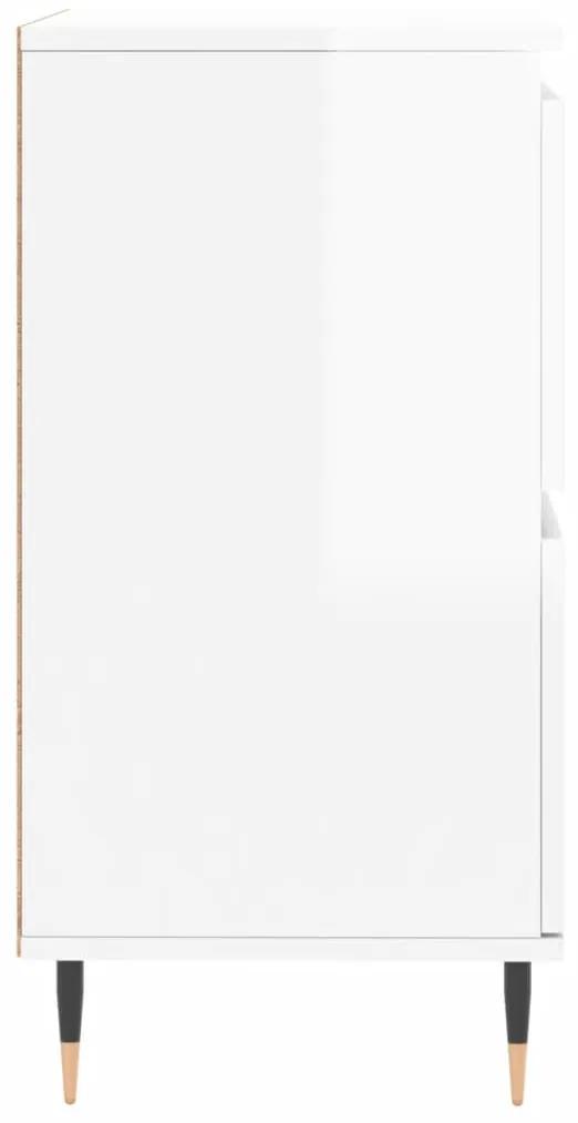 Aparador Eloa de 180cm - Branco Brilhante - Design Nórdico