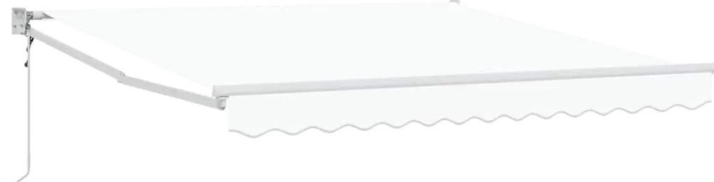 Toldo Retrátil Automático Branco 350 x 250 cm