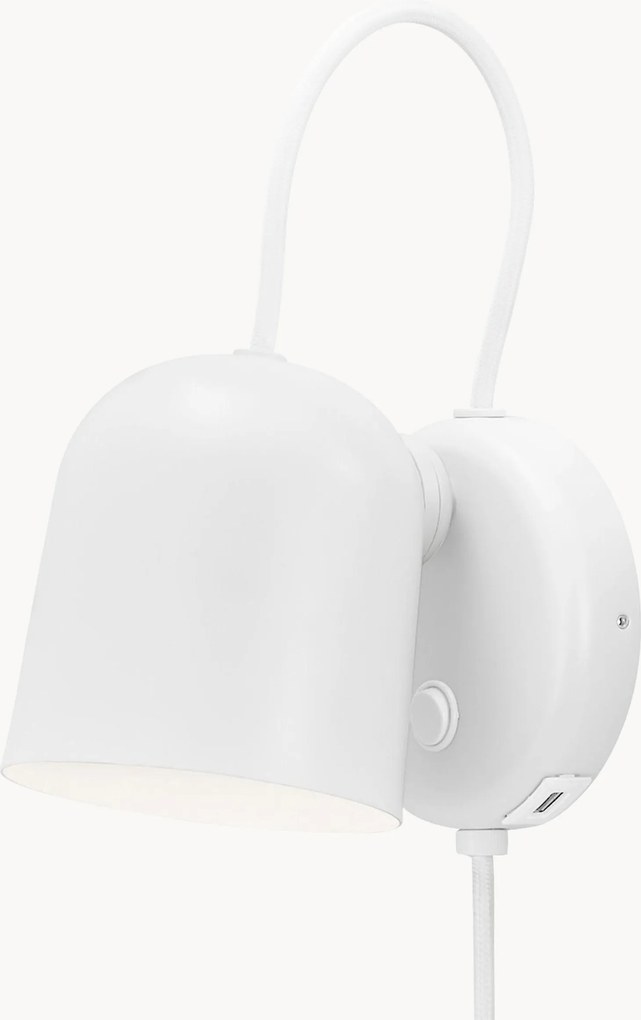 Candeeiro de parede com ficha Angle