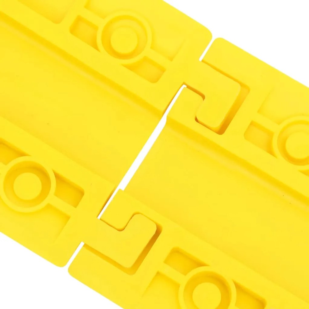 Rampa protetora de cabos 4 pcs 98,5 cm amarelo
