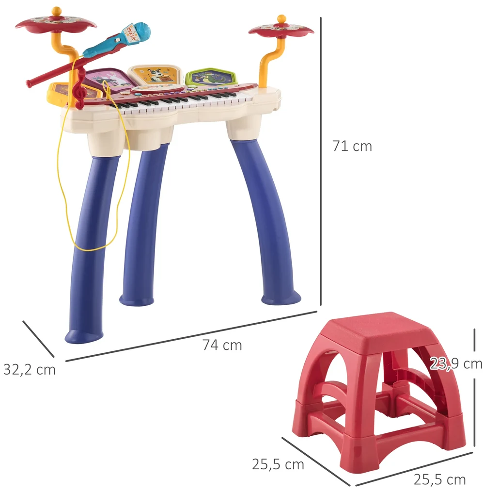 Kit de Basquete Ajustável para Crianças, Animais de Desenhos