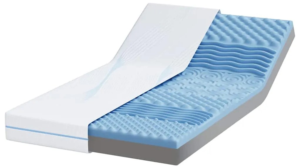 Colchões Branco 100 x 200 cm Tecido jacquard 100% poliéster