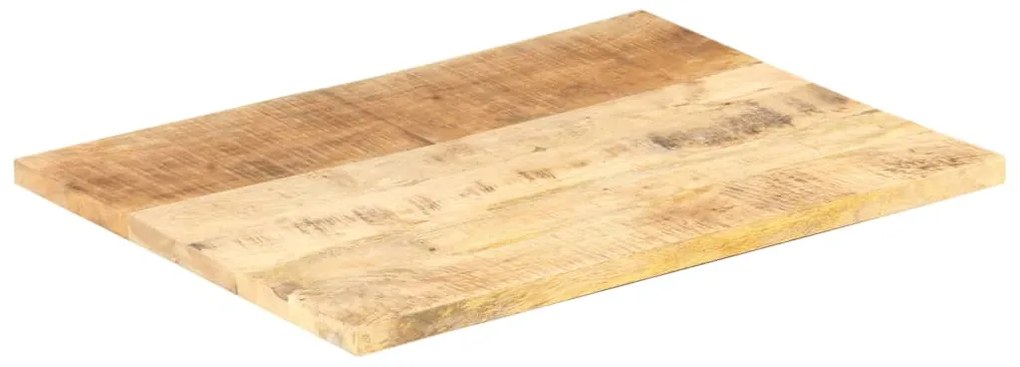 Tampo de mesa madeira de mangueira maciça 25-27 mm 90x60 cm