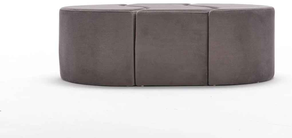 Pouffe Alya Puf – Mink – 120 cm x 40 cm x 80 cm