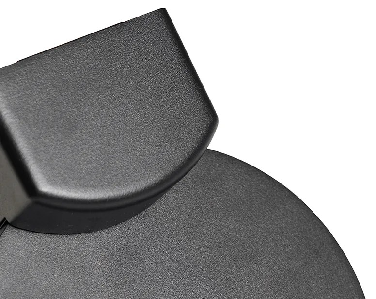 Candeeiro de parede exterior preto com LED IP54 sensor de movimento - Esmee