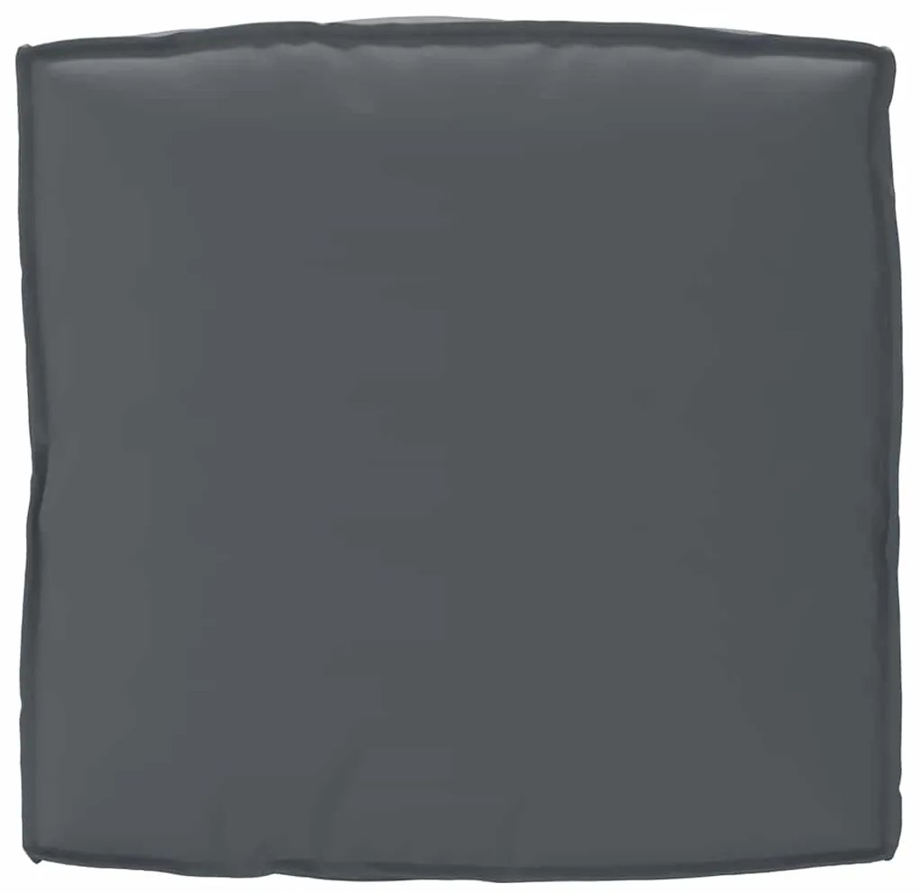 Almofada de Palete para Assento Antracite 80x80x12 cm em Tecido Oxford