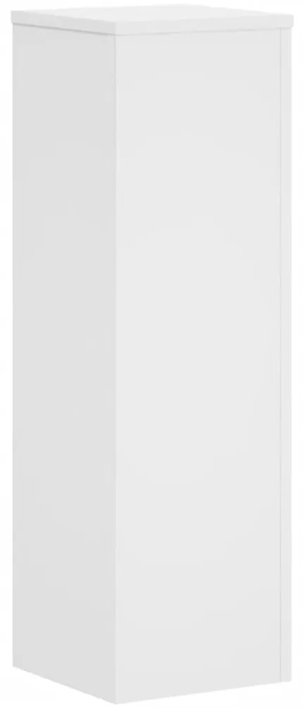 Suportes p/ plantas 2 pcs 25x25x80 cm derivados madeira branco