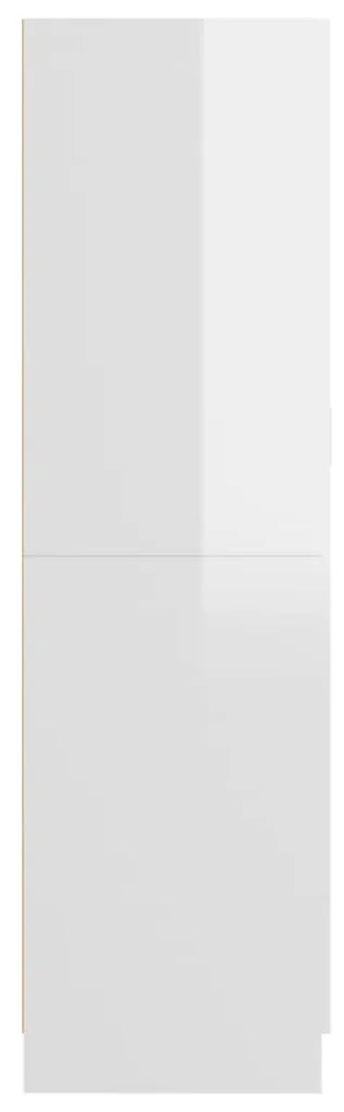 Roupeiro Olhão de 180 cm - Branco Brilhante - Design Moderno