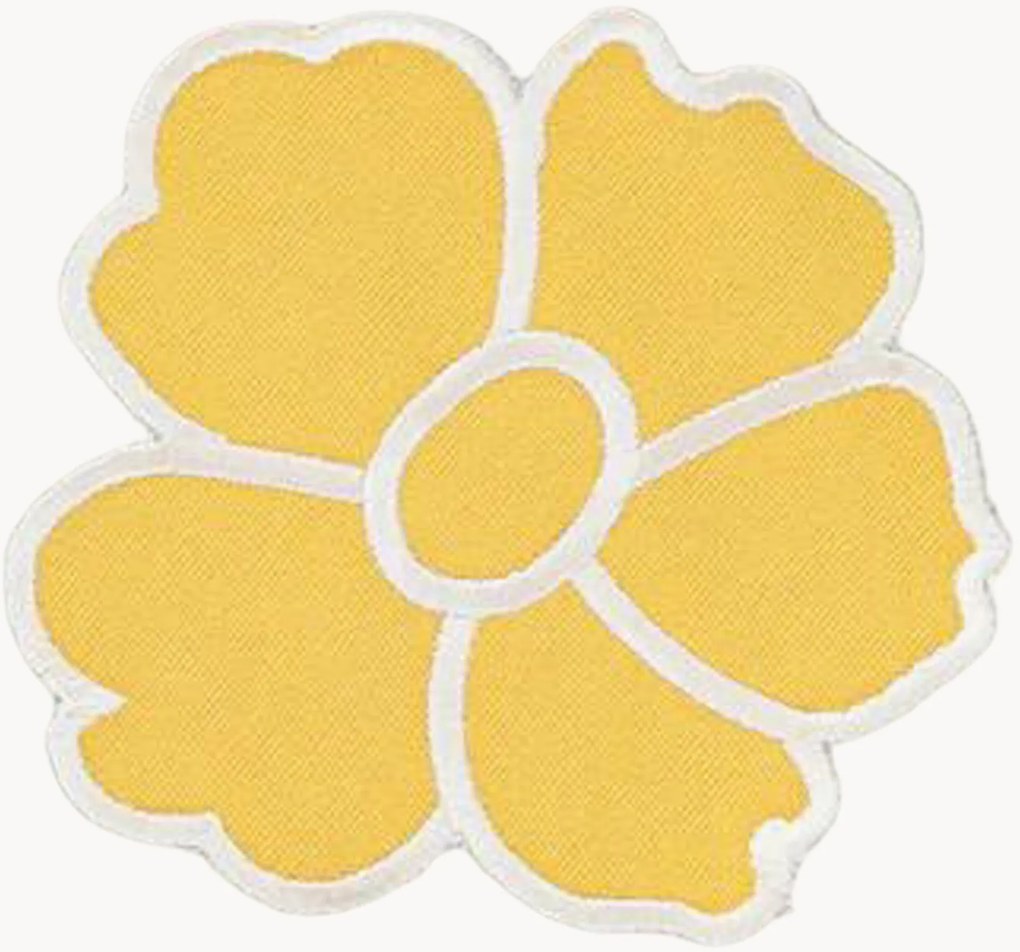 Base para copos em algodão em forma de pétala Daisy