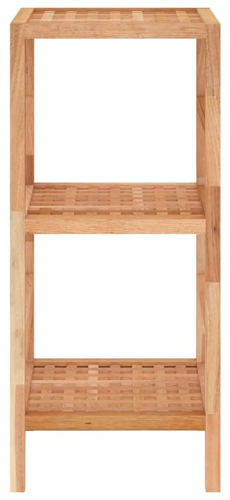 Unidade de prateleiras WC 35,5x35,5x79 cm nogueira maciça