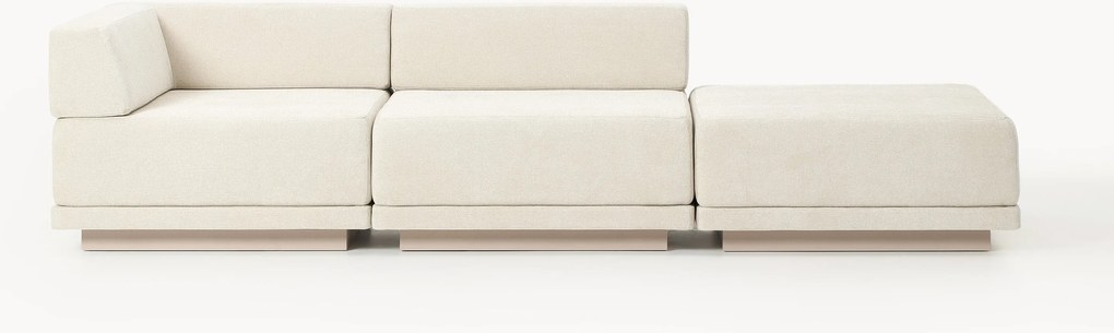 Sofá modular com pufe Colin (4 lugares)